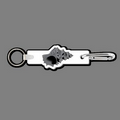 Key Clip W/ Key Ring & Conch Sea Shell Key Tag